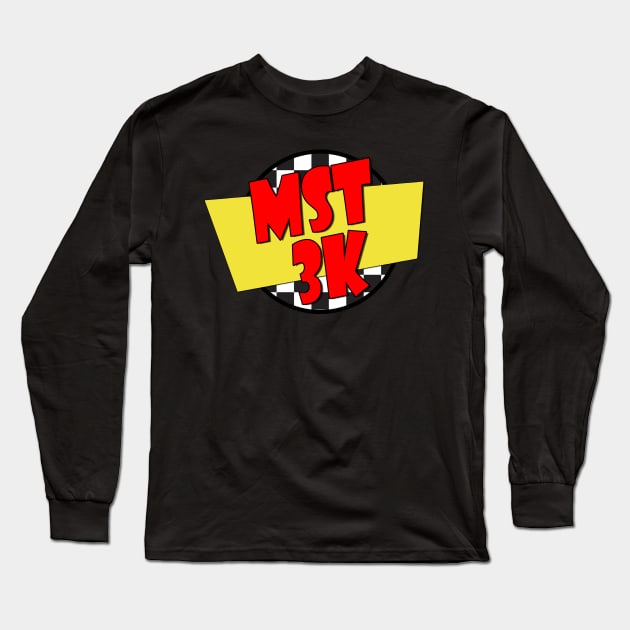 MST3K Checkerboard Long Sleeve T-Shirt by RetroZest